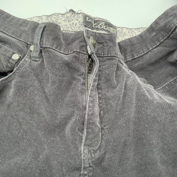 L.A. Blues Women's Corduroy Straight Leg Pants Size 16 Charcoal Gray - Picture 6 of 9